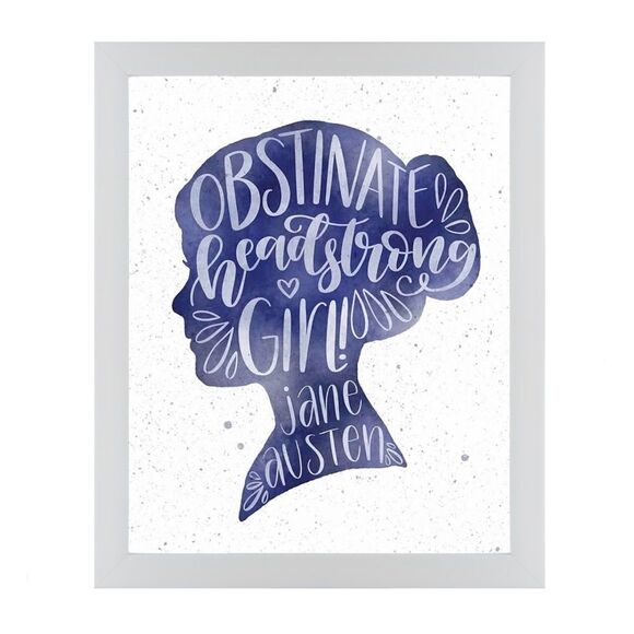Obstinate Headstrong Girl! Jane Austen Print - Picture 3 of 3